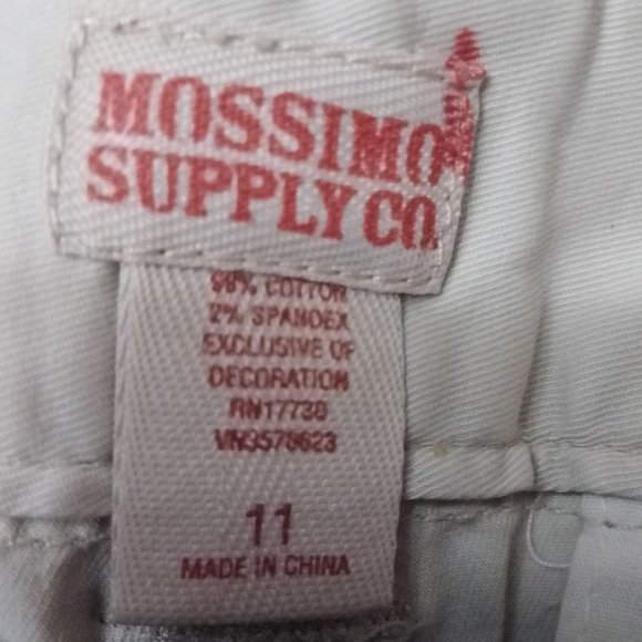 NWT Mossimo chinos size 11, low rise - Picture 9 of 9